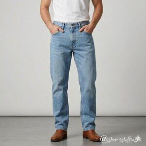 VTG 90s Levis 560 Mens Loose Fit Tapered Leg Denim Jeans Light Wash 30 X 30